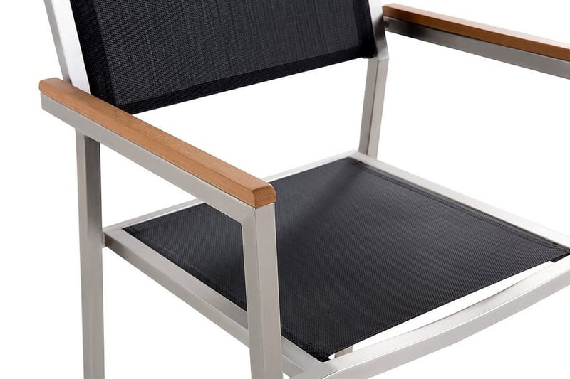Grosseto Stol 6-pk 58 cm - Svart - Hagemøbler - Stoler & Lenestoler - Spisestoler & hagestoler utendørs