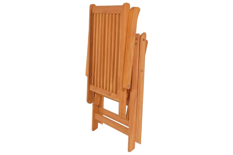 Hagelenestoler 8 stk heltre teak - Brun - Spisestoler & hagestoler utendørs - Balkongstoler