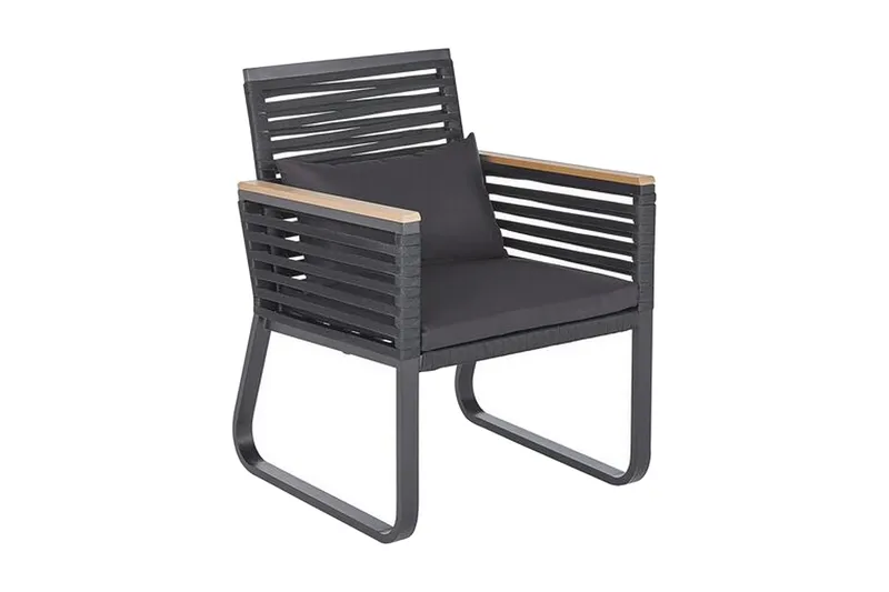 Hagestol 2 stk svart CANETTO, Svart