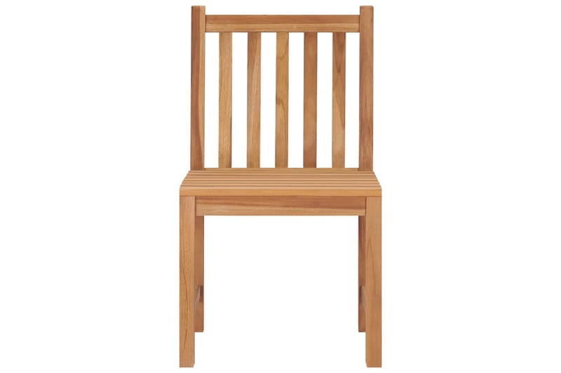 Hagestoler 2 stk heltre teak - Hagemøbler - Stoler & Lenestoler - Spisestoler & hagestoler utendørs