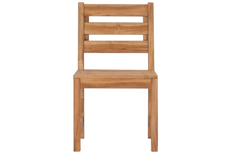 Hagestoler 2 stk heltre teak - Hagemøbler - Stoler & Lenestoler - Spisestoler & hagestoler utendørs