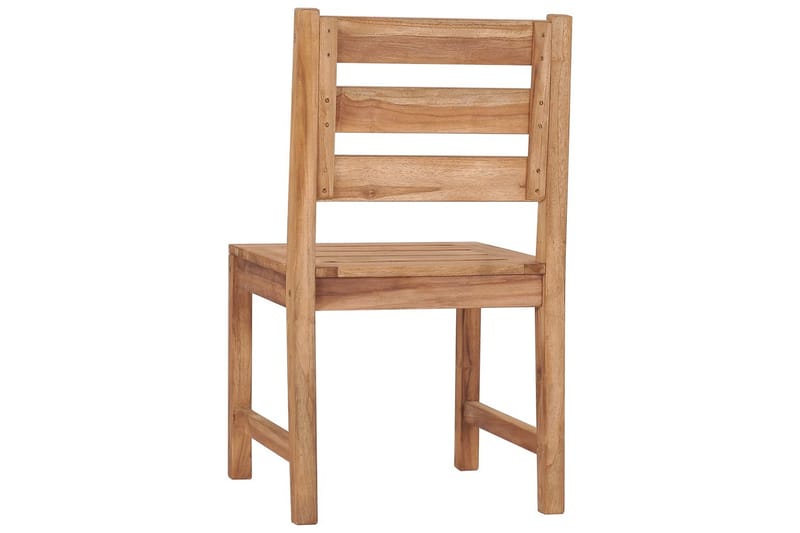 Hagestoler 2 stk heltre teak - Hagemøbler - Stoler & Lenestoler - Spisestoler & hagestoler utendørs