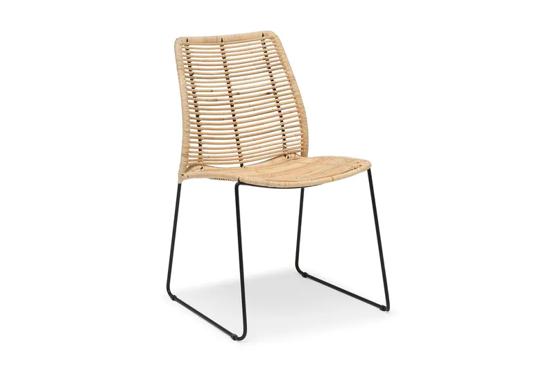 Hillerstorp Liljearp Stol Natur, Beige|Svart