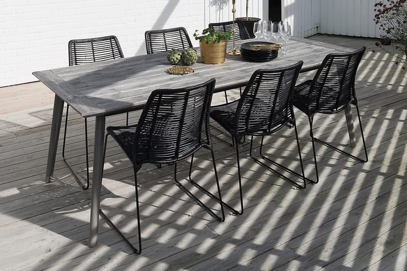 Hillerstorp Liljearp Stol Svart - Svart - Hagemøbler - Stoler & Lenestoler - Spisestoler & hagestoler utendørs