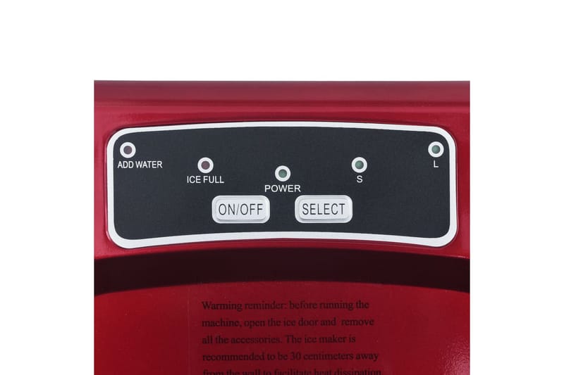 Isbitmaskin 1,4 L 15 kg/24 t rød - Rød - Hagemøbler - Stoler & Lenestoler - Spisestoler & hagestoler utendørs