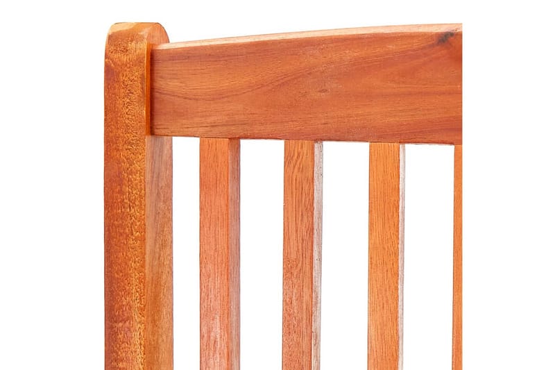 Klappstoler 4 stk heltre eukalyptus - Brun - Spisestoler & hagestoler utendørs - Balkongstoler