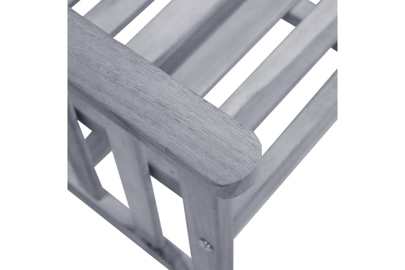 Hagestoler med tebord 159x61x92 cm heltre akasie - Brun - Hagemøbler - Loungemøbler - Loungestol ute