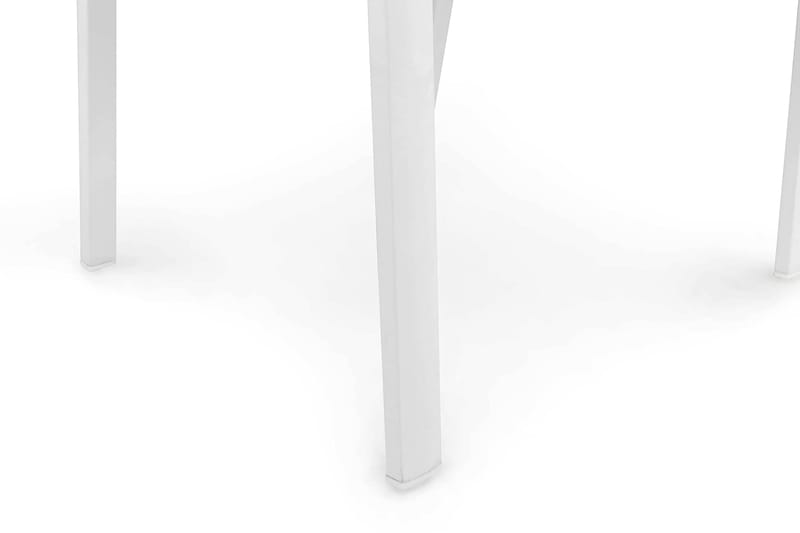 Oliver Lenestol Utendørs med Pute - Hvit/Teak - Hagemøbler - Stoler & Lenestoler - Spisestoler & hagestoler utendørs