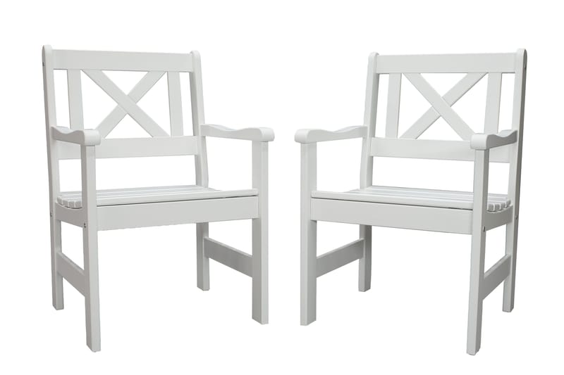 Olivo Karmstol - Vit - Hagemøbler - Stoler & Lenestoler - Spisestoler & hagestoler utendørs