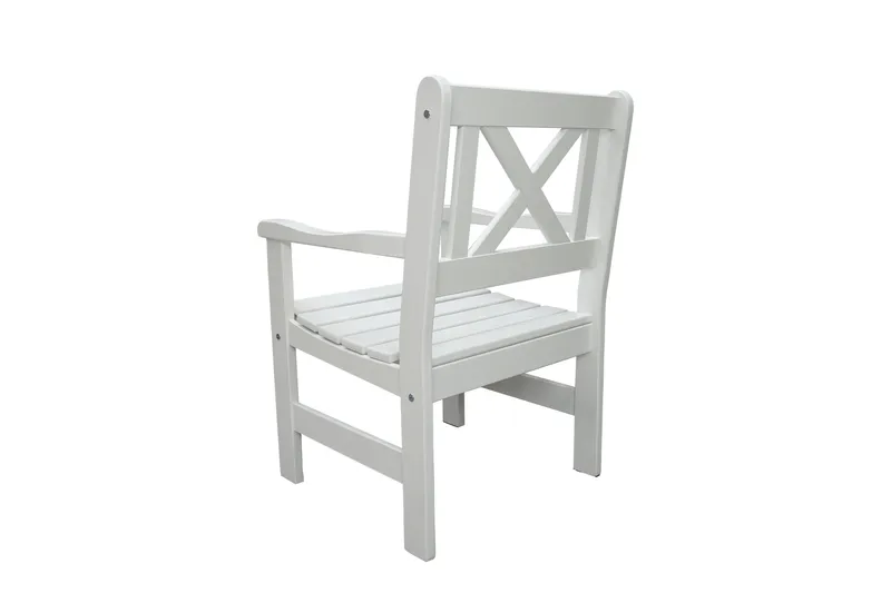 Olivo Karmstol - Vit - Hagemøbler - Stoler & Lenestoler - Spisestoler & hagestoler utendørs