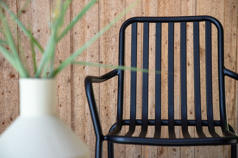 Peking Karmstol - Svart - Hagemøbler - Stoler & Lenestoler - Spisestoler & hagestoler utendørs