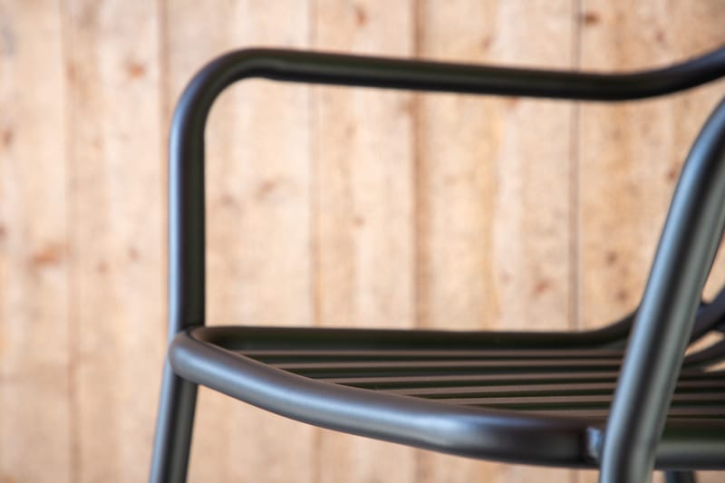 Peking Karmstol - Svart - Hagemøbler - Stoler & Lenestoler - Spisestoler & hagestoler utendørs