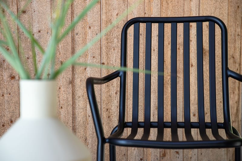 Peking Karmstol - Svart - Hagemøbler - Stoler & Lenestoler - Spisestoler & hagestoler utendørs