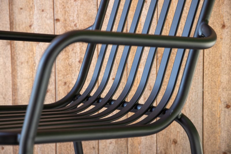 Peking Karmstol - Svart - Hagemøbler - Stoler & Lenestoler - Spisestoler & hagestoler utendørs