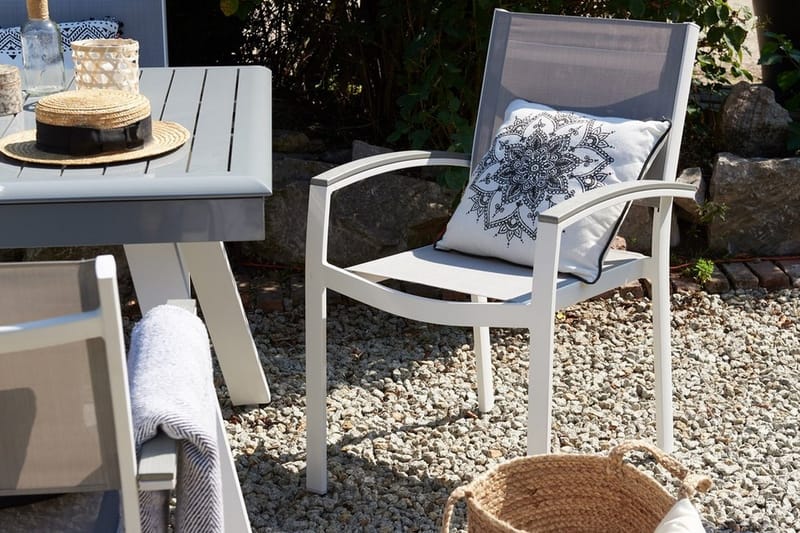 Pereta Hagestol 4-pk 50 cm - Hvit - Hagemøbler - Stoler & Lenestoler - Spisestoler & hagestoler utendørs