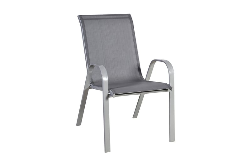 Stol DUBLIN 73x555xH93cm stål/grå - Hagemøbler - Stoler & Lenestoler - Spisestoler & hagestoler utendørs