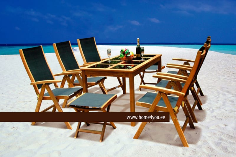 Stol FRAMTID 57xD69xH107cm sammenleggbar Akasie - Spisestoler & hagestoler utendørs - Balkongstoler