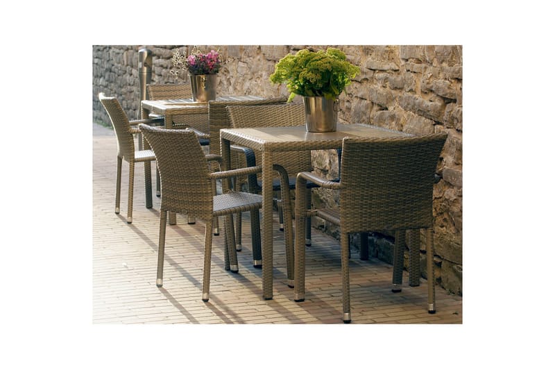 Stol LARACHE 57x61xH83 grå - Hagemøbler - Stoler & Lenestoler - Spisestoler & hagestoler utendørs