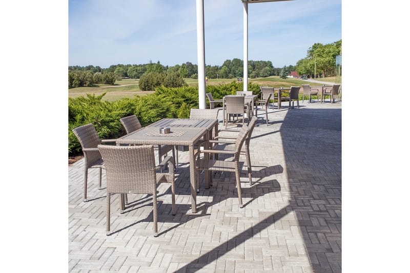 Stol LARACHE 57x61xH83 grå - Hagemøbler - Stoler & Lenestoler - Spisestoler & hagestoler utendørs