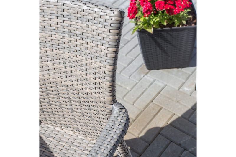 Stol LARACHE 57x61xH83 grå - Hagemøbler - Stoler & Lenestoler - Spisestoler & hagestoler utendørs