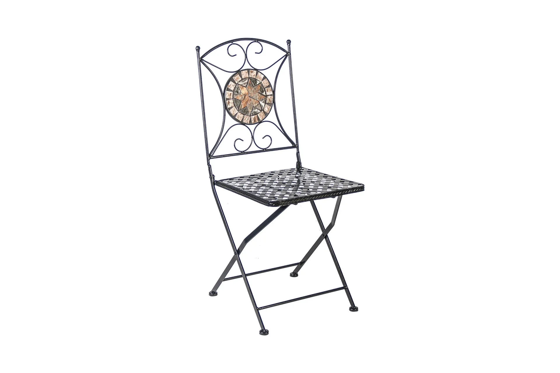 Stol MOSAIC 36x36xH70cm Sammenleggbar -