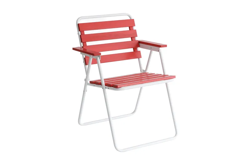 Stol Retro rød / hvit, Varax