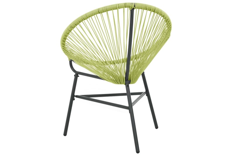 Trådstol utendørs polyrotting grønn - grønn - Spisestoler & hagestoler utendørs - Balkongstoler