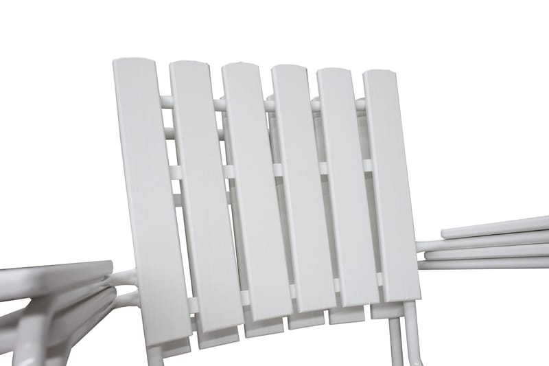 Vaxholm Karmstol Hvit - KWA - Hagemøbler - Stoler & Lenestoler - Spisestoler & hagestoler utendørs