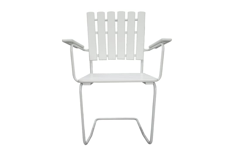 Vaxholm Karmstol Hvit - KWA - Hagemøbler - Stoler & Lenestoler - Spisestoler & hagestoler utendørs