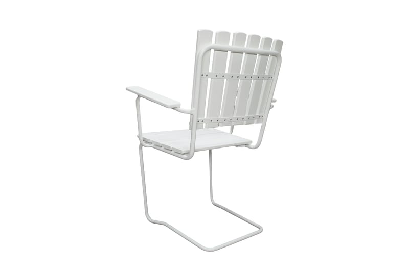 Vaxholm Karmstol Hvit - KWA - Hagemøbler - Stoler & Lenestoler - Spisestoler & hagestoler utendørs