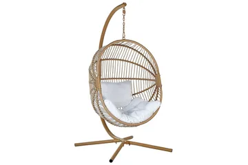 Hengestol Acri - Beige, hvit - Hagemøbler - Stoler & Lenestoler - Hengestoler