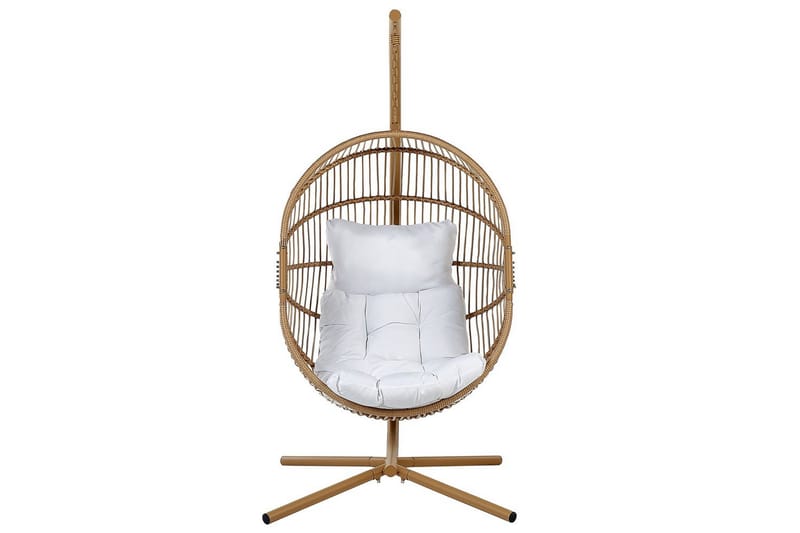 Hengestol Acri - Beige, hvit - Hagemøbler - Stoler & Lenestoler - Hengestoler