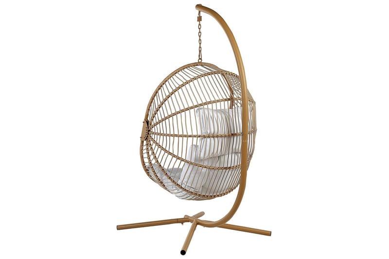 Hengestol Acri - Beige, hvit - Hagemøbler - Stoler & Lenestoler - Hengestoler