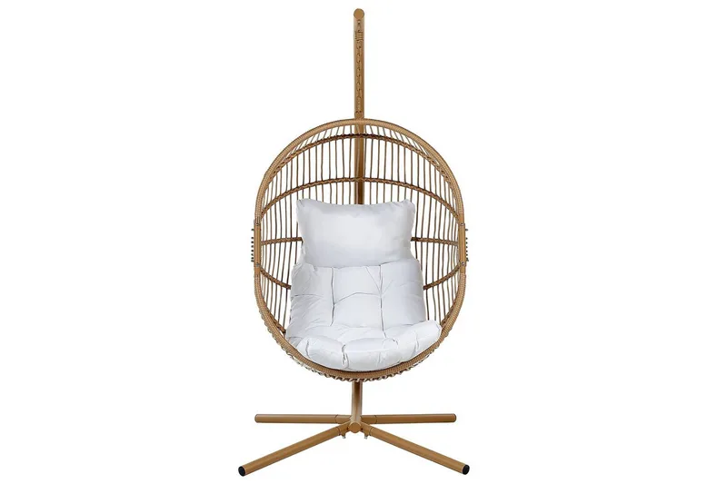 Hengestol Acri - Beige, hvit - Hagemøbler - Stoler & Lenestoler - Hengestoler