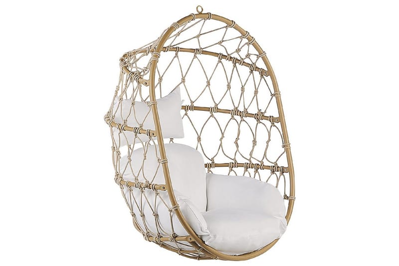 Hengestol Adria - Beige, hvit - Hagemøbler - Stoler & Lenestoler - Hengestoler