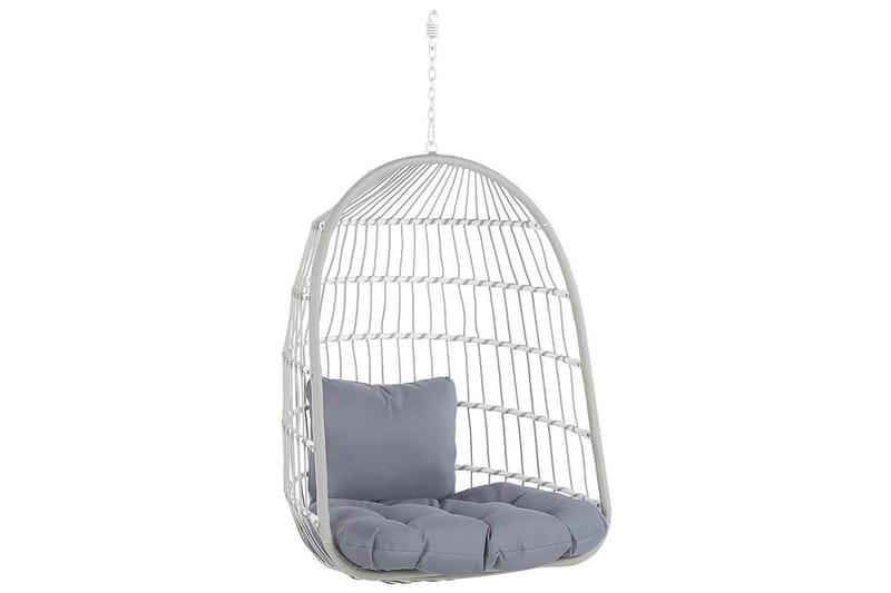 Hengestol Allera - Hvit, Grå - Hagemøbler - Stoler & Lenestoler - Hengestoler