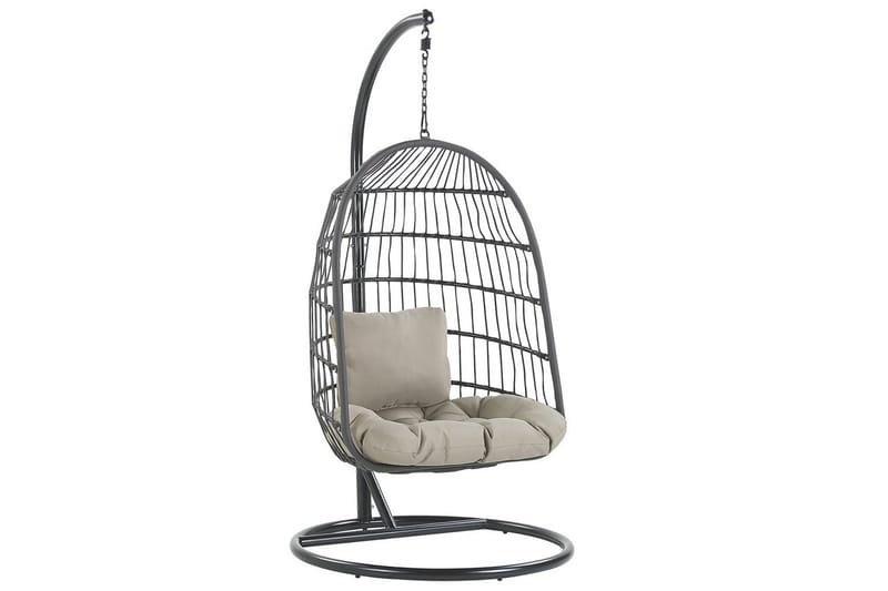 Hengestol Allera - Svart, Grå - Hagemøbler - Stoler & Lenestoler - Hengestoler