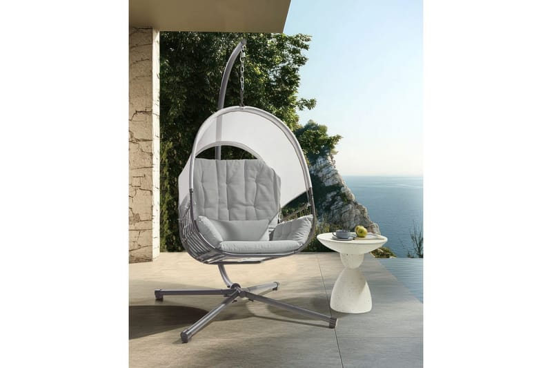 Hengestol Alviano - Lys grå - Hagemøbler - Stoler & Lenestoler - Hengestoler