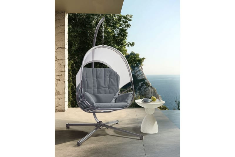 Hengestol Alviano - Mørk grå - Hagemøbler - Stoler & Lenestoler - Hengestoler