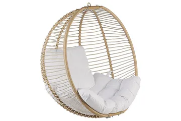 Hengestol Arco - Beige, hvit - Hagemøbler - Stoler & Lenestoler - Hengestoler