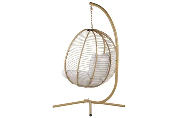 Hengestol Arco - Beige, hvit - Hagemøbler - Stoler & Lenestoler - Hengestoler