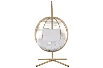 Hengestol Arco - Beige, hvit - Hagemøbler - Stoler & Lenestoler - Hengestoler