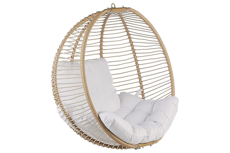 Hengestol Arco - Beige, hvit - Hagemøbler - Stoler & Lenestoler - Hengestoler