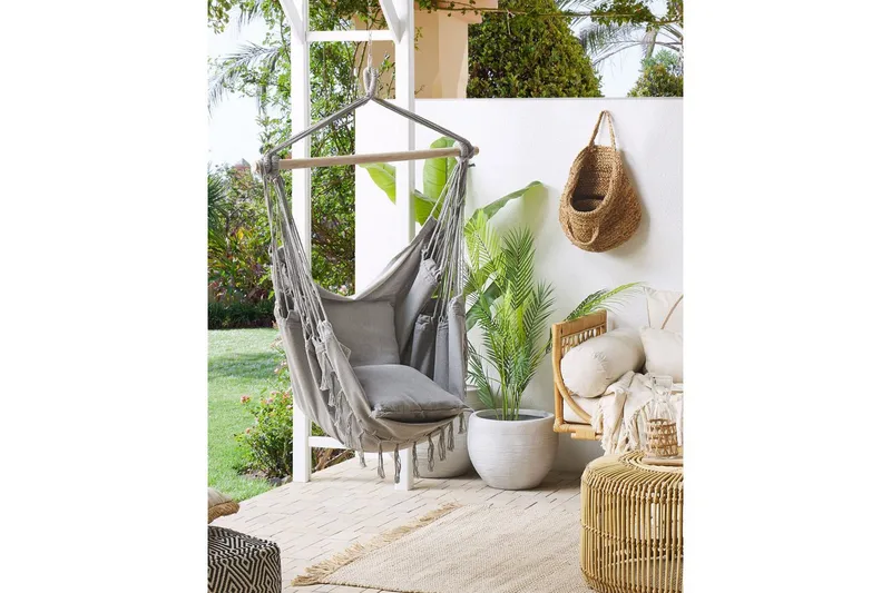 Hengestol Bonea - Lys grå - Hagemøbler - Stoler & Lenestoler - Hengestoler