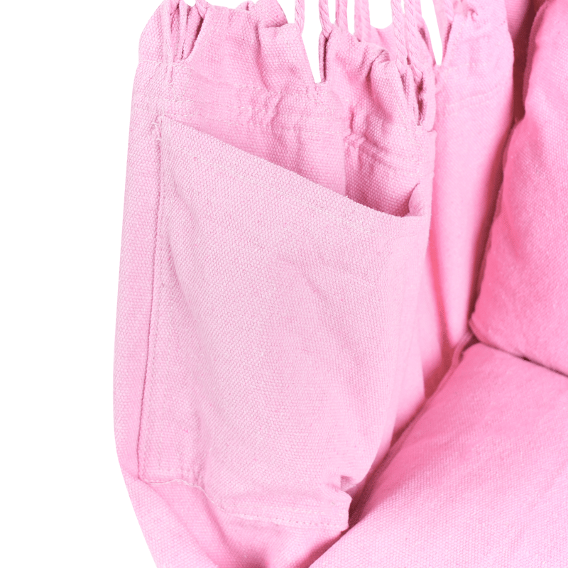 Hengestol utendørs Bonea Bomull - Rosa - Hagemøbler - Stoler & Lenestoler - Hengestoler