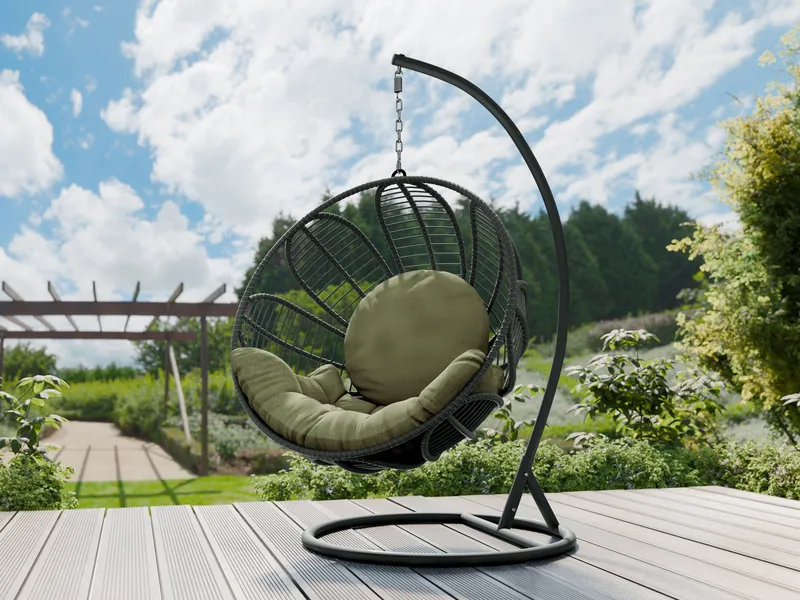 Bravion Hengestol utendørs - grønn - Hagemøbler - Stoler & Lenestoler - Hengestoler - Hengestol med stativ