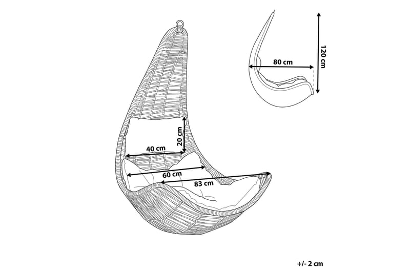 Hacksta Hengestol - Beige - Hagemøbler - Stoler & Lenestoler - Hengestoler