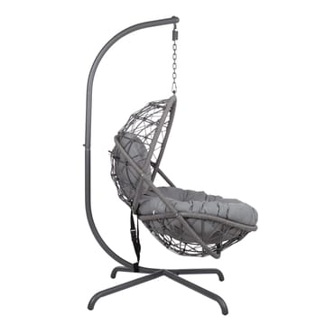 Hengestol HOME4YOU Amara 134x134x196 cm mørkegrå - Mørkegrå - Hagemøbler - Stoler & Lenestoler - Hengestoler - Hengestol med stativ