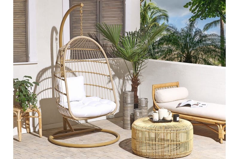 Hengestol med Stativ tau beige ALL - Tre / Natur - Hagemøbler - Stoler & Lenestoler - Hengestoler