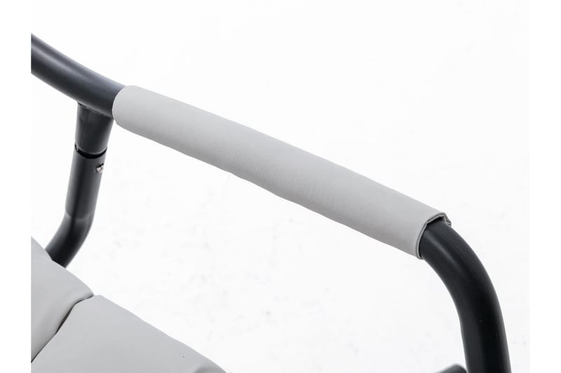 Hengestol Utendørs – Hengestol – Hengestol med stativ og tak for balkong og uteplass - Svart|Grå - Hagemøbler - Stoler & Lenestoler - Hengestoler